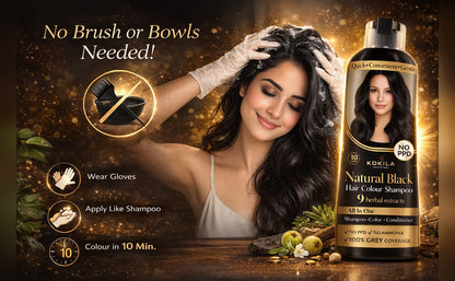 Natural Hair Color Shampoo with Conditioner