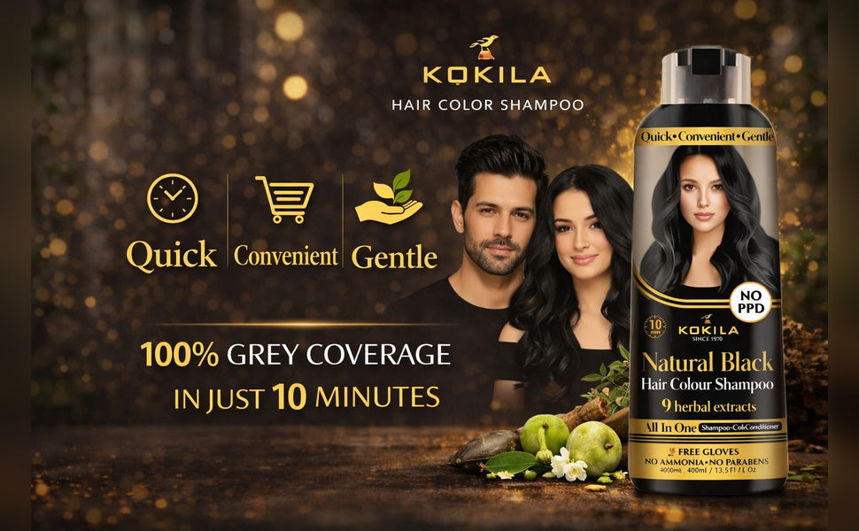 Natural Hair Color Shampoo with Conditioner