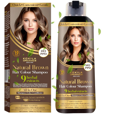 Natural Hair Color Shampoo with Conditioner
