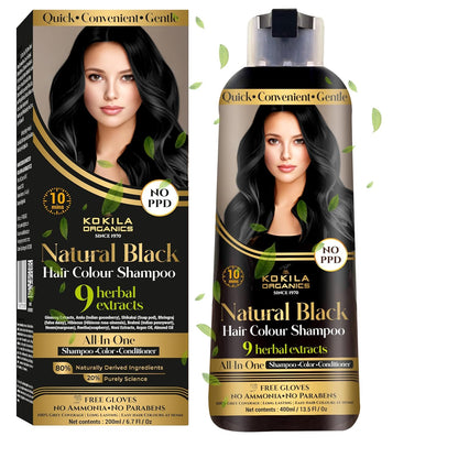 Natural Hair Color Shampoo with Conditioner