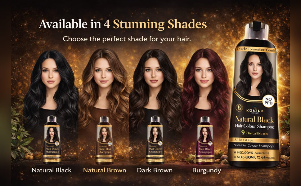 Natural Hair Color Shampoo with Conditioner